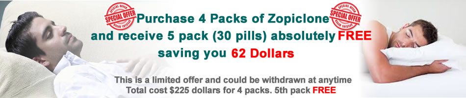 Special Offer: Purchase 4 Packs of Zopiclone and Receive An Extra Pack Free